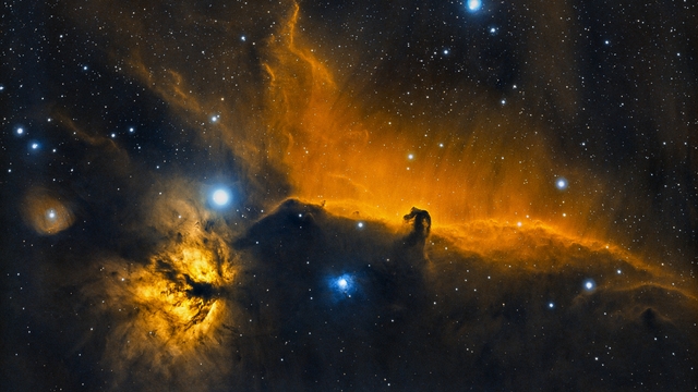NGC2024 - Nébuleuse de la Flamme (SHO)